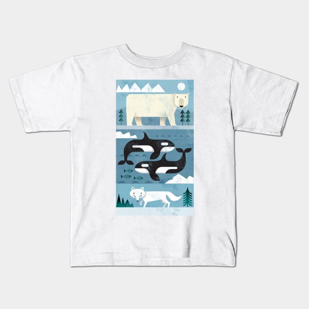 Arctic Kids T-Shirt by Gareth Lucas